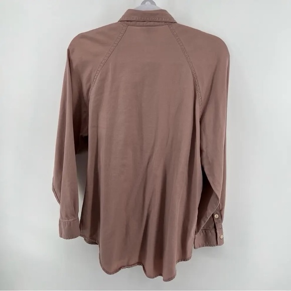 Universal Thread Pink Long Sleeve Button Down Shirt - Picture 2 of 3